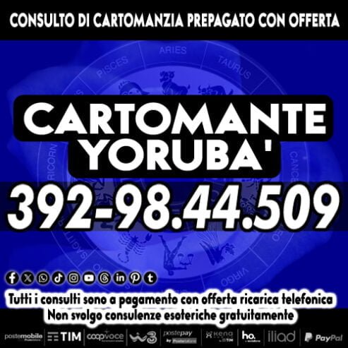 La Cartomanzia del Cartomante YORUBA’: risposte chiare per un futuro luminoso!