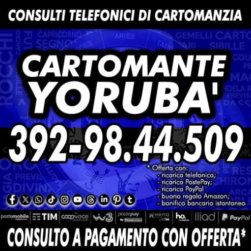 La Cartomanzia del Cartomante YORUBA’: risposte chiare per un futuro luminoso!