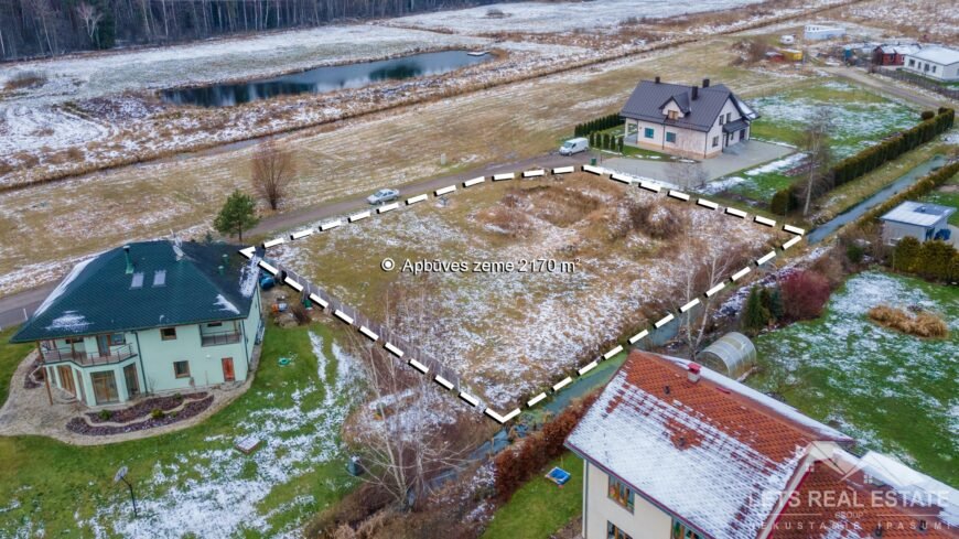 2170 m² apbūves zeme, Pērkons 35, Salaspils pag.